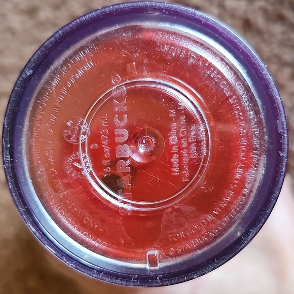 STARBUCKS 2019 Holiday Red Glitter Polka Dot Tumbler Cold Cup 16oz - Picture 4 of 5